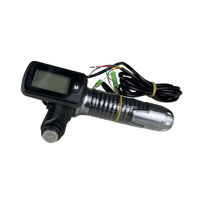 Poignées d'accélérateur Draisienne Chrome avec display