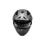 Casque street FRV gris métallique mat (taille S à XL)