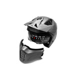 Casque street FRV gris métallique mat (taille S à XL)