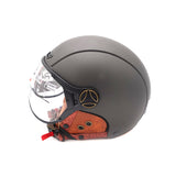 Casque JET FRV Gris graphite Mat (taille S à XL)