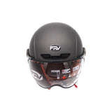 Casque JET FRV Gris graphite Mat (taille S à XL)