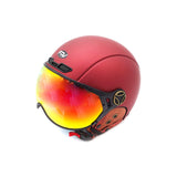 Casque JET FRV bordeaux mat (taille S à XL)