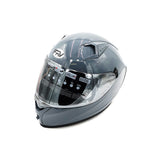 Casque intégral FRV gris (taille S à XL)