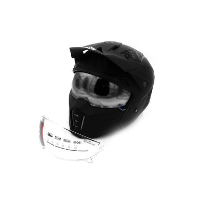 Casque Street FRV Noir Mat (taille S à XL)