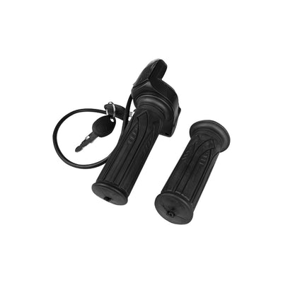 Poignées d'accélérateur Draisienne noire à clé et écran LED