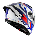 CASQUE INTEGRAL MT THUNDER 4 SV ERGO BLEU/BLANC BRILLANT  (DOUBLE ECRANS / PINLOCK READY)