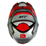 CASQUE INTEGRAL MT THUNDER 4 SV PENTAL B5 GRIS/ROUGE MAT (DOUBLE ECRANS / PINLOCK READY)