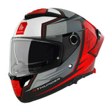 CASQUE INTEGRAL MT THUNDER 4 SV PENTAL B5 GRIS/ROUGE MAT (DOUBLE ECRANS / PINLOCK READY)