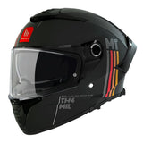 CASQUE INTEGRAL MT THUNDER 4 SV MIL A11 NOIR MAT  (DOUBLE ECRANS / PINLOCK READY)