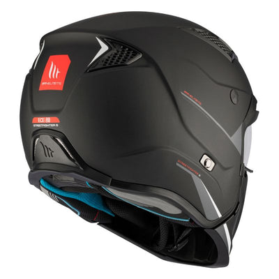 CASQUE TRIAL MT STREETFIGHTER SV UNI NOIR MAT  SIMPLE ECRAN DARK TRANSFORMABLE AVEC MENTONNIERE AMOVIBLE