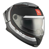 CASQUE INTEGRAL MT THUNDER 4 SV R25 B2 NOIR/GRIS MAT  (DOUBLE ECRANS