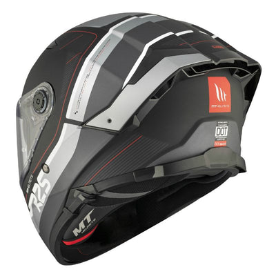 CASQUE INTEGRAL MT THUNDER 4 SV R25 B2 NOIR/GRIS MAT  (DOUBLE ECRANS