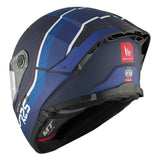 CASQUE INTEGRAL MT THUNDER 4 SV R25 C7 BLEU MAT  (DOUBLE ECRANS / PINLOCK READY)