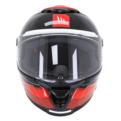 CASQUE INTEGRAL MT THUNDER 4 SV R25 B35 NOIR/ROUGE BRILLANT  (DOUBLE ECRANS / PINLOCK READY)