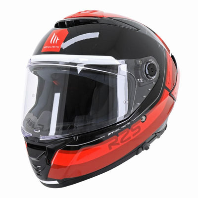 CASQUE INTEGRAL MT THUNDER 4 SV R25 B35 NOIR/ROUGE BRILLANT  (DOUBLE ECRANS / PINLOCK READY)
