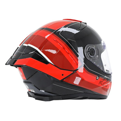 CASQUE INTEGRAL MT THUNDER 4 SV R25 B35 NOIR/ROUGE BRILLANT  (DOUBLE ECRANS / PINLOCK READY)