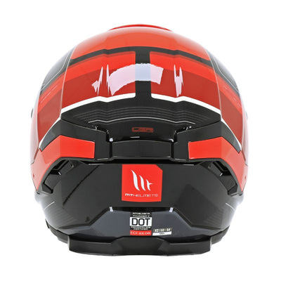 CASQUE INTEGRAL MT THUNDER 4 SV R25 B35 NOIR/ROUGE BRILLANT  (DOUBLE ECRANS / PINLOCK READY)