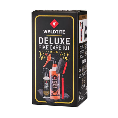 KIT/PACK NETTOYANT VELO WELDTITE BIKE CARE DE LUXE POUR CADRE CARBONE ET PEINT
