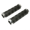 POIGNEE CITY/VTT NEWTON CHEVRONS NOIR AVEC DOUBLE COLLIER ARGENT L130mm