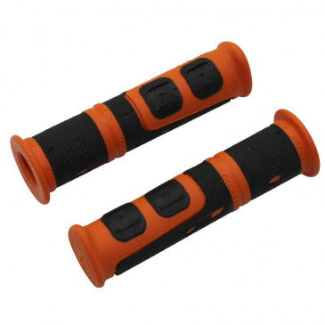 Paire De Poignées VTT Progrip 953 - Noir/gris, 125mm - Neuves